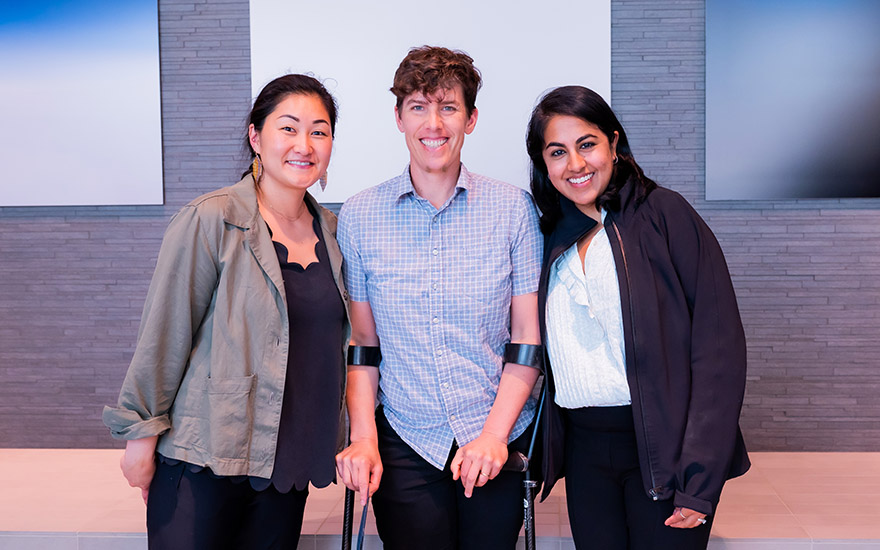 Three members of the UCSF LGBT community.