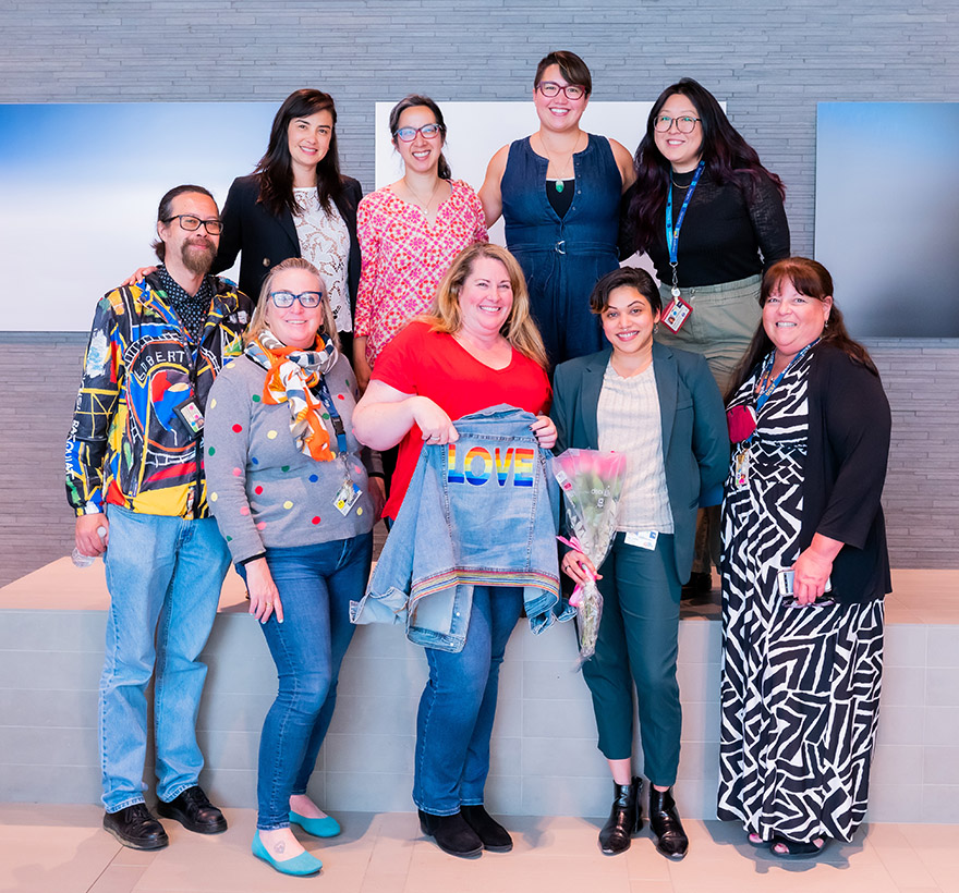 Several members of UCSF LGBTQIA+ staff