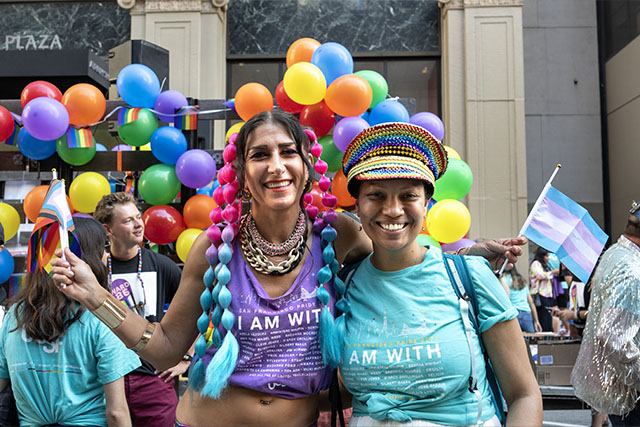 UCSF community members participate in the 2024 San Francisco Pride Parade