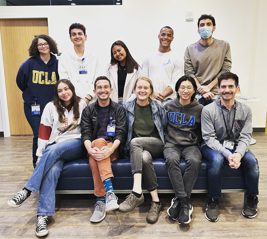 Several members of UCSF LGBTQIA+ campus groups